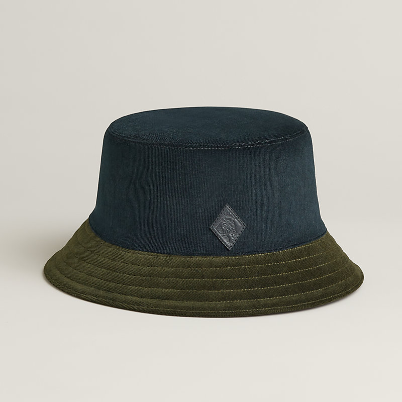 Fred Duo bucket hat - Blue | Hermès Canada